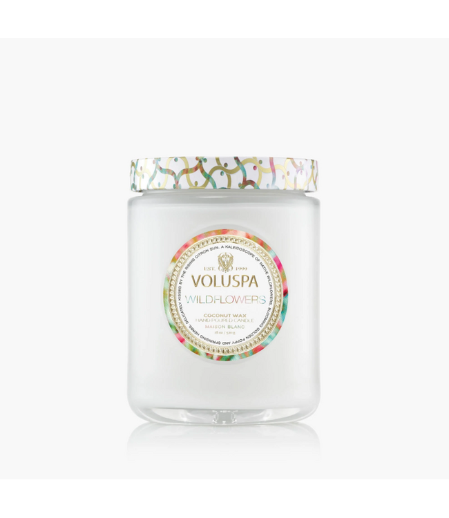 Voluspa Wildflowers 18oz Large Jar Candle