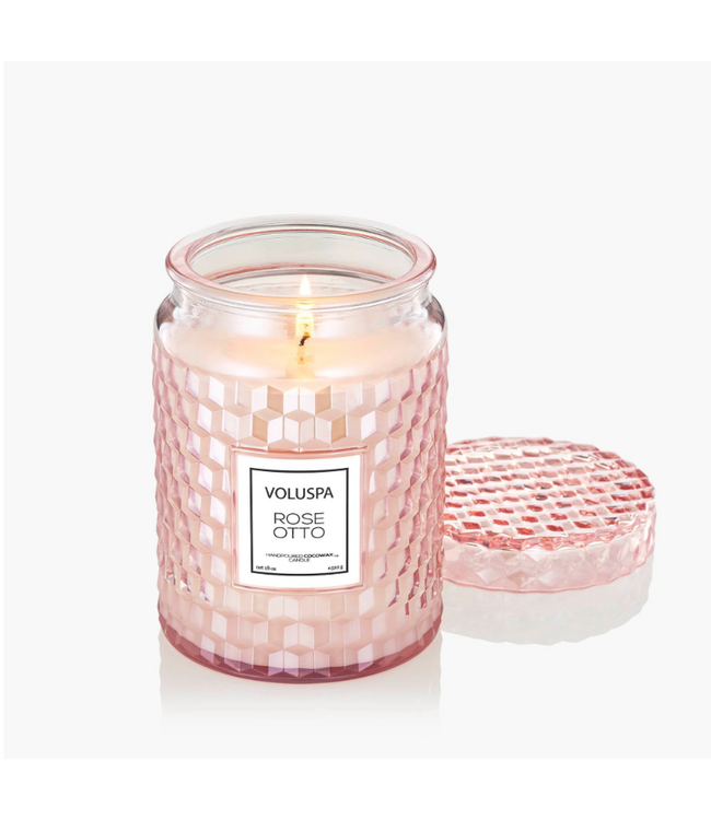 Voluspa Rose Otto 18oz Large Jar Candle