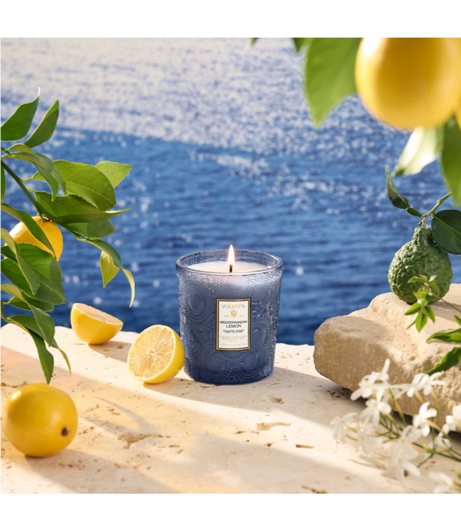 Voluspa Mediterranean Lemon 9oz Classic Candle