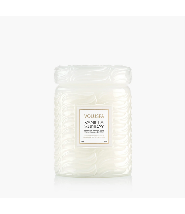 Voluspa Vanilla Sunday 18oz Large Jar Candle