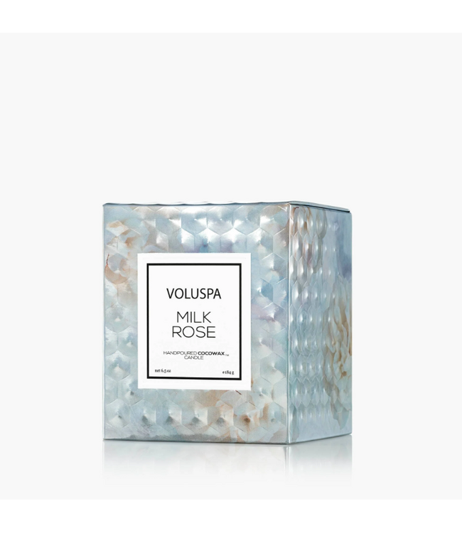 Voluspa Milk Rose 6.5oz Classic Candle