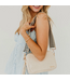 Woven Willow Camera Crossbody Bag Cream