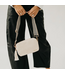 Woven Willow Camera Crossbody Bag Cream