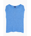 Anna Tee Chunky Top Blue Wind