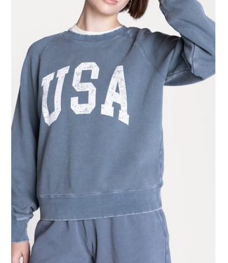 Jordan Long Sleeve Navy USA