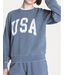 Jordan Long Sleeve Navy USA