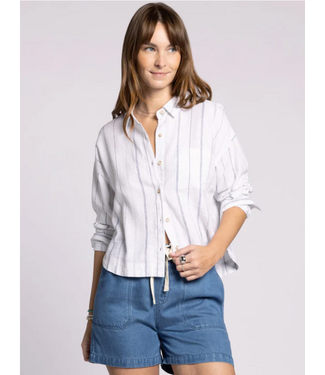 Madelyn Shirt White Blue