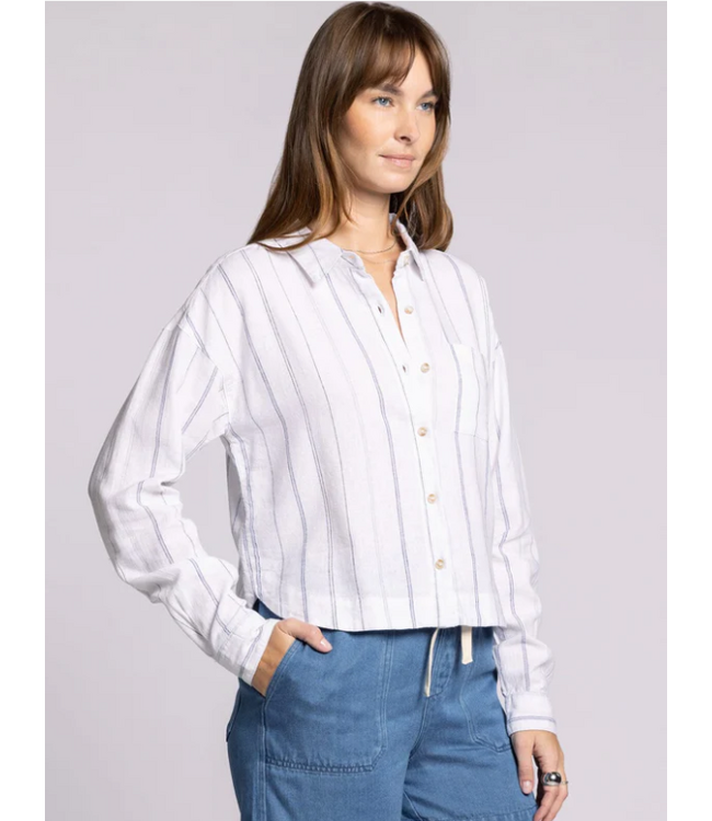 Madelyn Shirt White Blue
