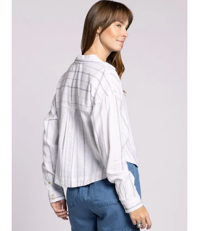 Madelyn Shirt White Blue