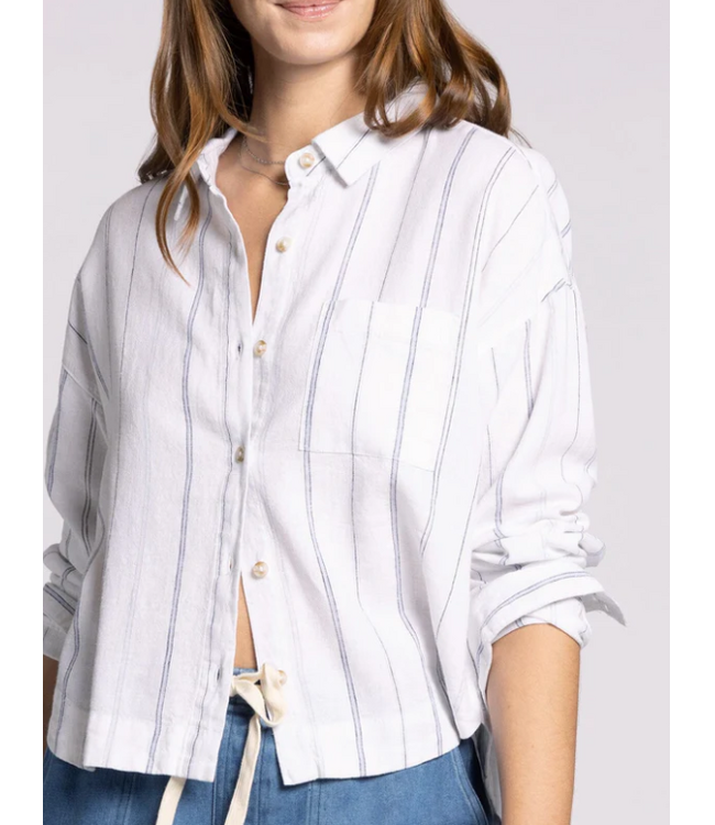 Madelyn Shirt White Blue