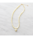 Soft Yellow Beaded Necklace