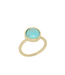 L George Amy Halo Ring Turquoise