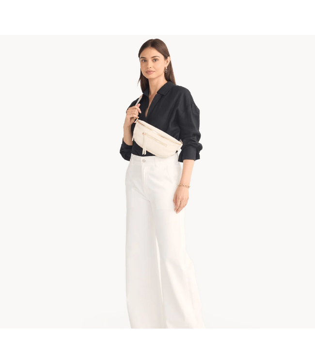 Hammitt Charles Crossbody Med Calla Lily White/BG