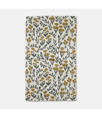 Charolette Yellow Tea Towel