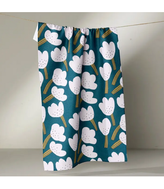 Tulips Tea Towel