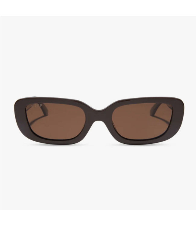 Diff Eyewear Daphne Truffle & Truffle Sunglasses