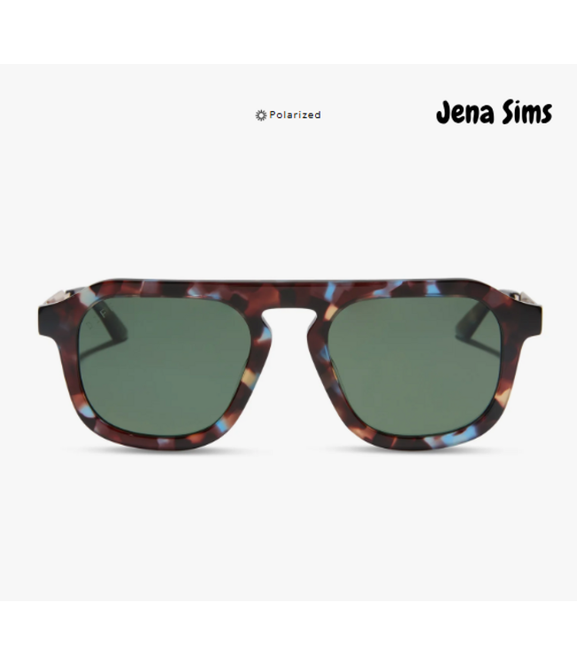 Diff Eyewear Sims Blue Color Pop Sunglasses