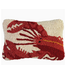 Red Lobster Wool Pillow 8 x 12