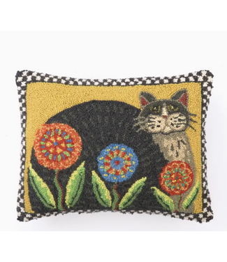 Penny Flower Cat Hook Pillow