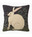 Hare with Sunflowers Hook Pillow