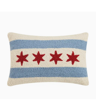 Chicago Flag Hook Pillow
