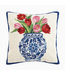 Chinoiserie Vase Tulips Hook Pillow