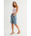 Just Black Denim Just Black Seamed Longer Short Denim