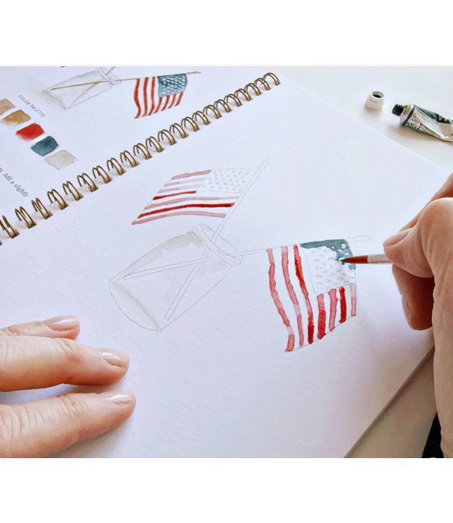 Emily Lex Studio Americana Watercolor Workbook