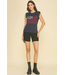 American Flag Sweater Top Navy
