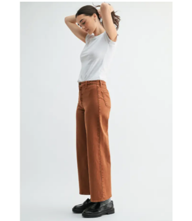 Just Black Denim Just Black Rust - Trouser Wide Leg