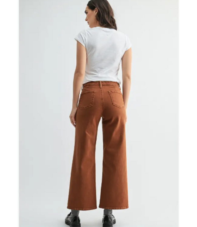 Just Black Denim Just Black Rust - Trouser Wide Leg