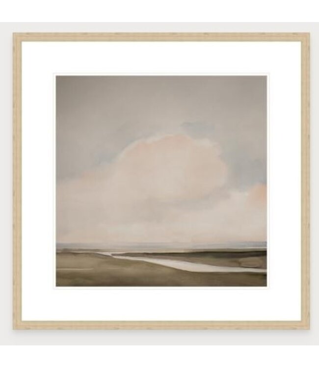 Weather Gently V - Glass Framed Option 24"