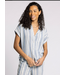 Benny Shirt Ivory Blue