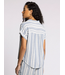 Benny Shirt Ivory Blue