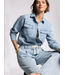 Rylee Cotton Denim Button Up Top