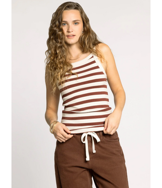 Rachel Tank Cream/Cocoa