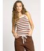 Rachel Tank Cream/Cocoa