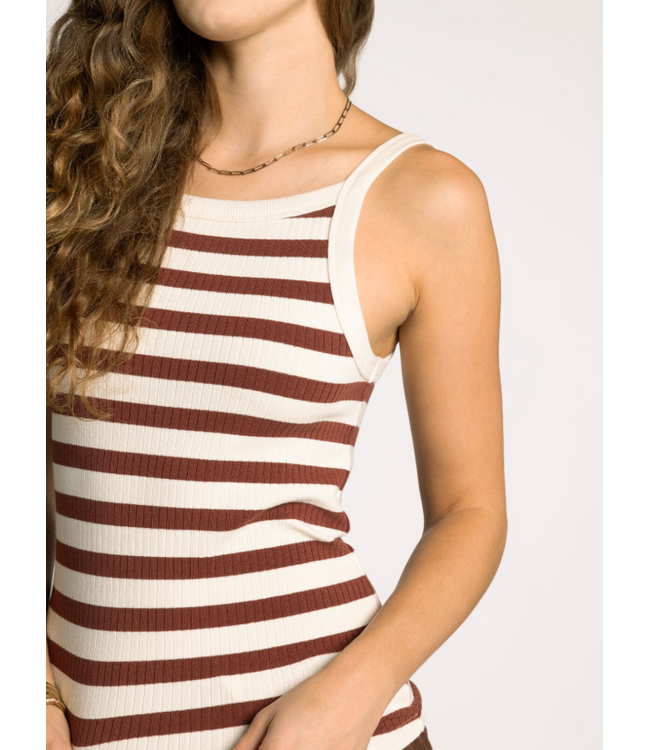 Rachel Tank Cream/Cocoa