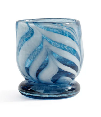 Venezia Colored Tealight / Votive Holder- Sea Blue