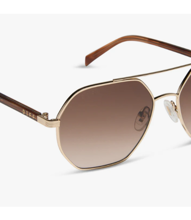 Diff Eyewear Jojo Fletcher Joelle Sunglasses Horn Tort