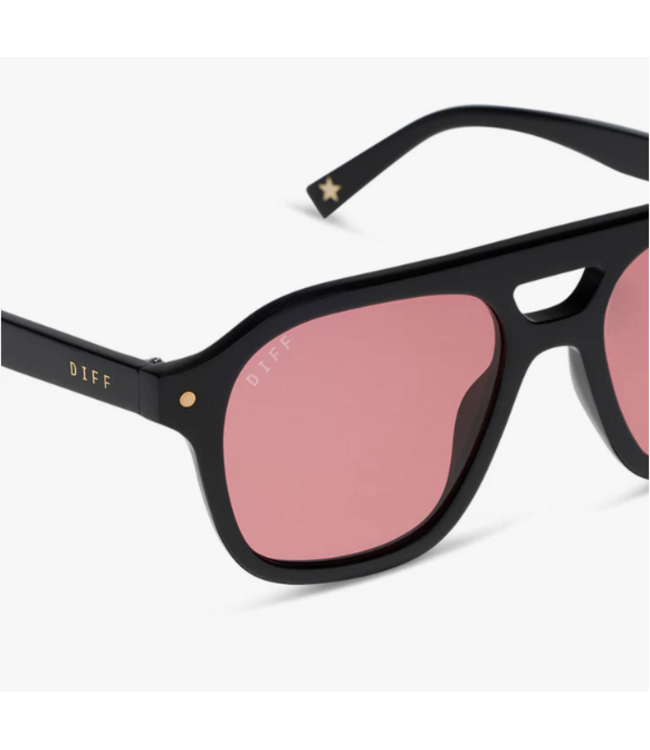 Diff Eyewear Beach Riot Coast Red Tint Sunglasses