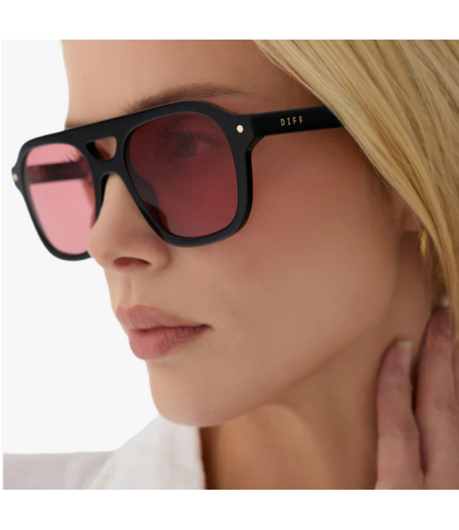 Diff Eyewear Beach Riot Coast Red Tint Sunglasses