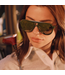 Diff Eyewear Tosca III Fairway Green Light Gold Sunglasses