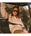Diff Eyewear Tosca III Fairway Green Light Gold Sunglasses
