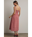 Plaid Corset Top Midi Dress