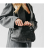 Harper Hobo Woven Shoulder Bag Black