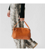 Harper Hobo Woven Shoulder Bag Brown