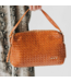 Harper Hobo Woven Shoulder Bag Brown