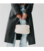 Harper Hobo Woven Shoulder Bag Cream