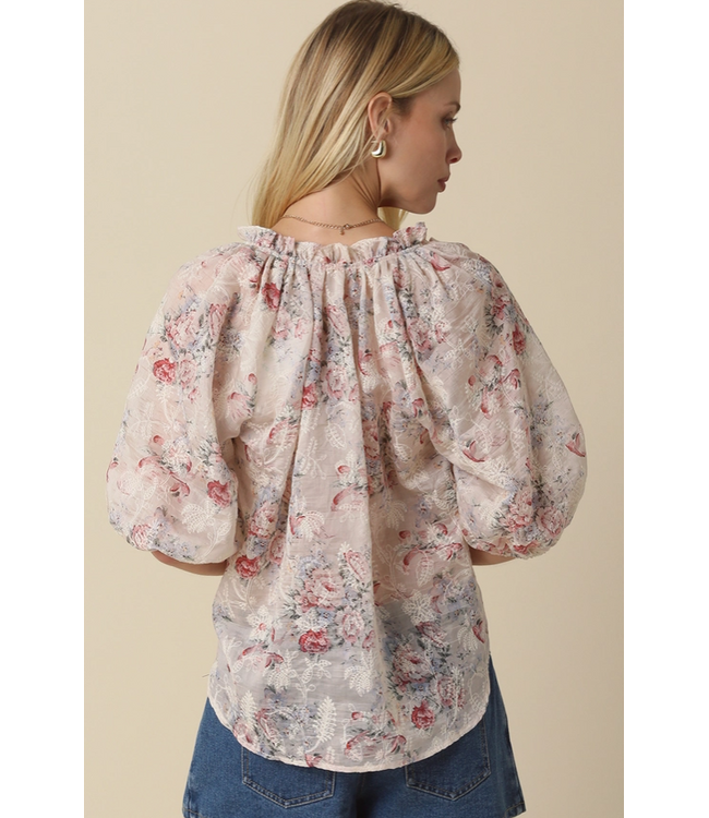 Janice Floral Blouse
